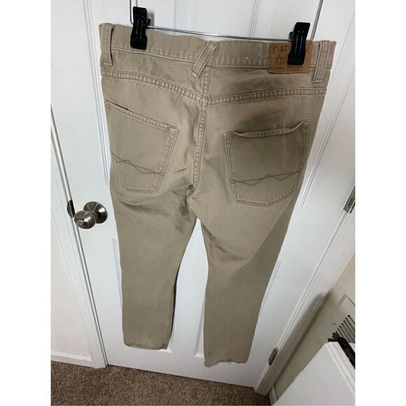 Free World mens beige jeans size 34 - Picture 2 of 7